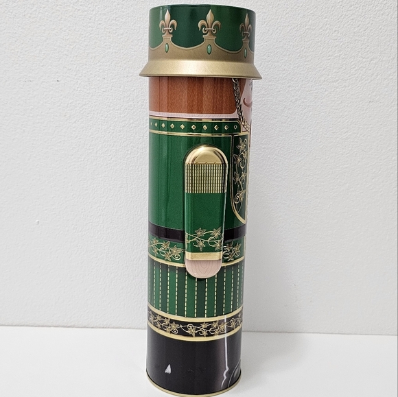 Green & Gold Nutcracker Metal Tin Canister - Picture 6 of 16